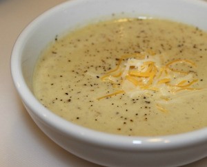 upclose of soup