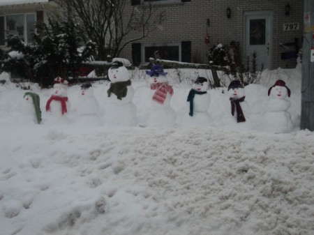 Snowman Family