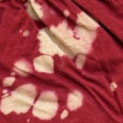 Bleach Stains On Red T-Shirt