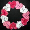 Heart Wreath Door Decoration