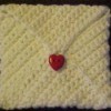 Crocheted Valentine Envelope