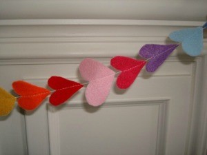 Valentine's Day Heart Garland