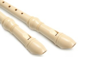 Two flutes.