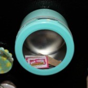 canister on fridge