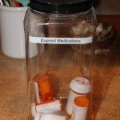 meds in container