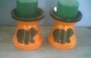 Bear Candleholders