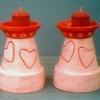 Clay Pot Candleholders