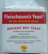 Package of Fleischmann's yeast.