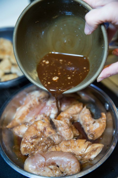 Teriyaki Chicken and Pineapple Stir Fry - Sauce