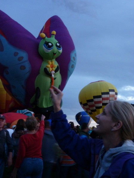 Butterfly balloon.