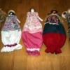 Several finished dolls.