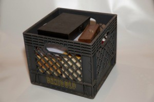 Milk Crate for Storing Games