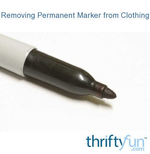 how to remove marker stains