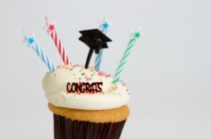 High School Graduation Party Cupcakes