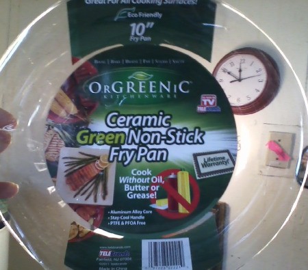 OrGREENiC Ceramic Green Non-Stick Fry Pan