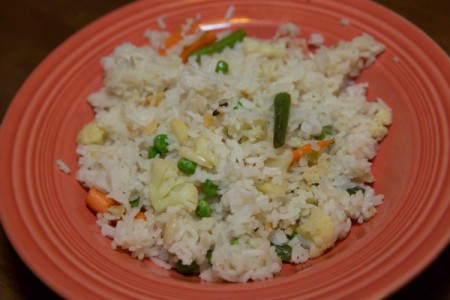 Finished Vegetable Pilaf