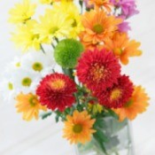 Sympathy Gift Ideas: Flowers in a Glass Vase