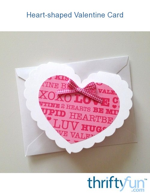 Heart-shaped Valentine Card | ThriftyFun