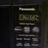 Microwave Says "Child" On Display
