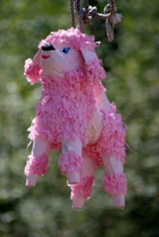 Pink Dog Piñata