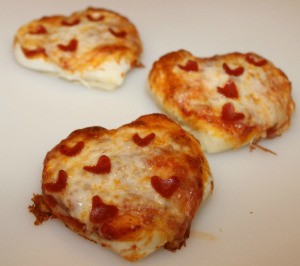 valentines day pizza