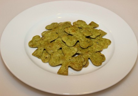 finished shamrock chips