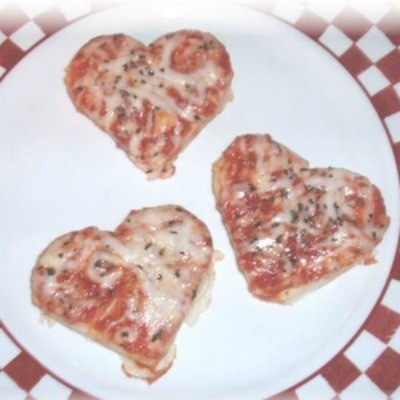 Heart Shaped Pizza