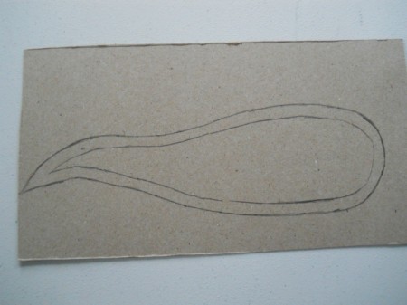 Template with seam allowances added.