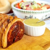 Applesauce with Pork Roast