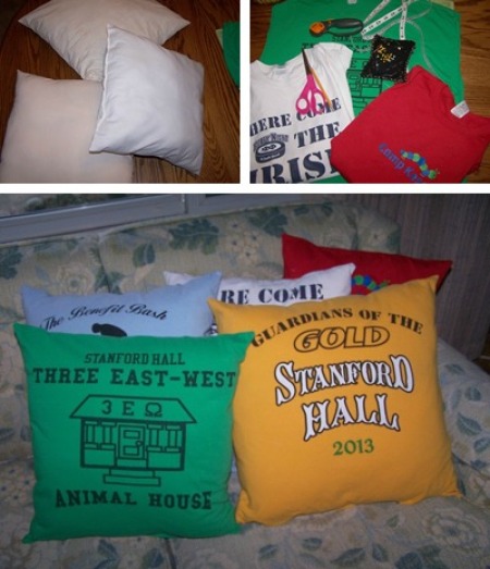 Making T-Shirt Pillows