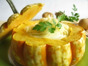 Cooked squash.