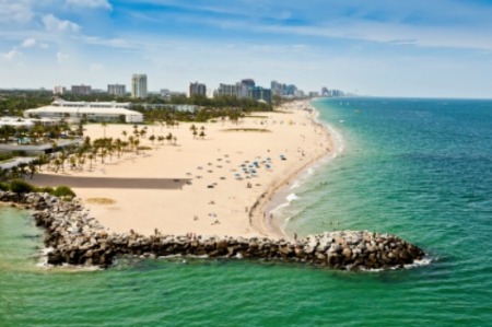 Ft. Lauderdale Beach in Florida.