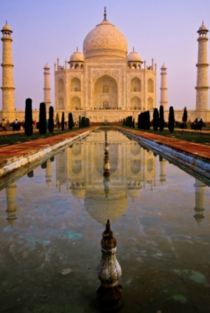 Taj Mahal in India.
