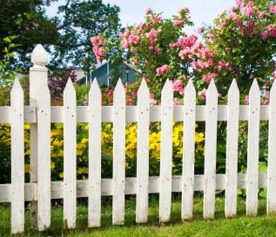 White picket fence