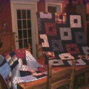 Two quilts.