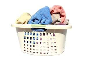 Laundry in basket