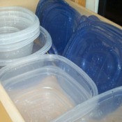 Organizing Tupperware in Your Cupboard