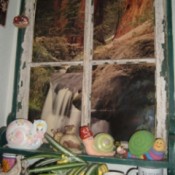Using an Old Window Frame