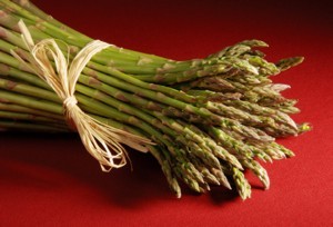 Bunch of asparagus.