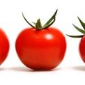 three tomatoes