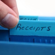 Organizing Tax Receipts