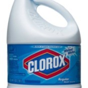 Bottle of Clorox bleach.