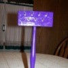 Finished Purple Jewelry Stand