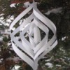 3-D Paper Ornament in tree