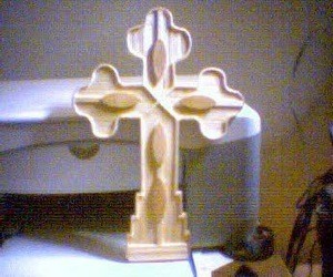 Ornate cross.