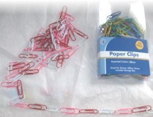 Paper clips.