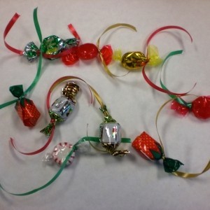 Holiday Candy Wreath