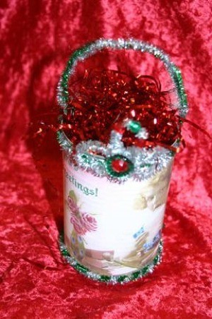 "A Little Frazzled By the Holidays" Gift Can