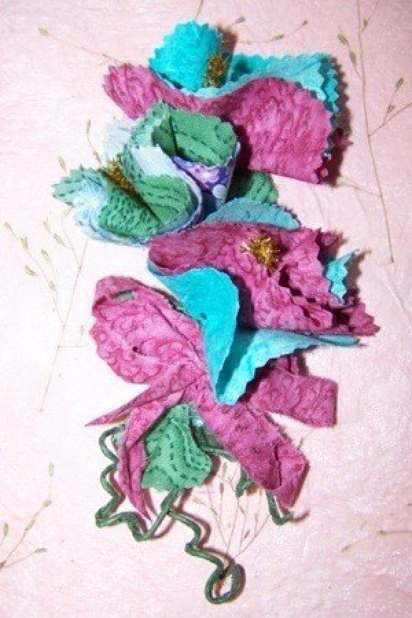 Fabric Easter Corsage