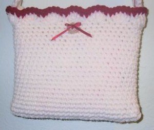 Crocheted Valentine Purse